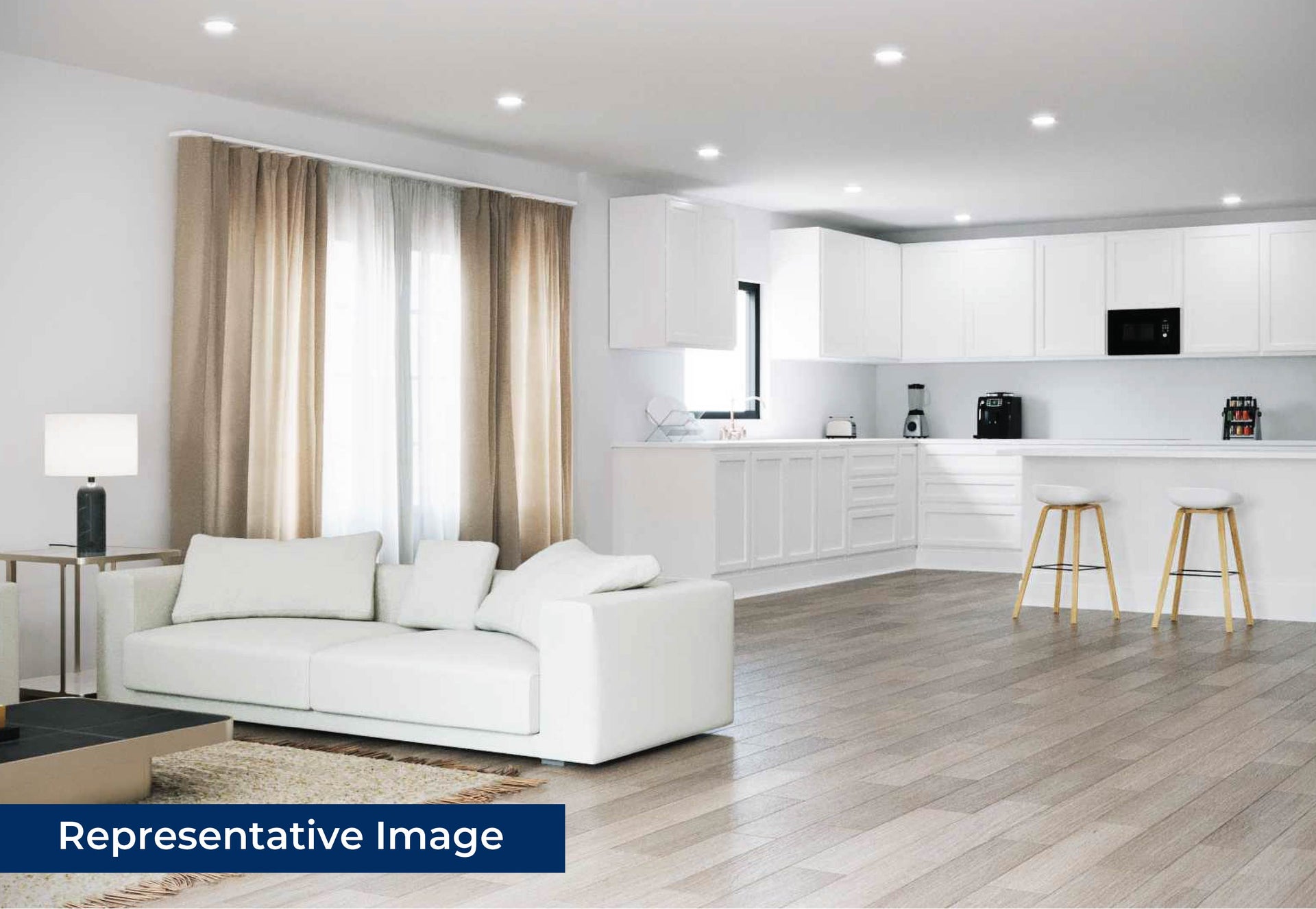 Living • Kitchen • Dining • Representative