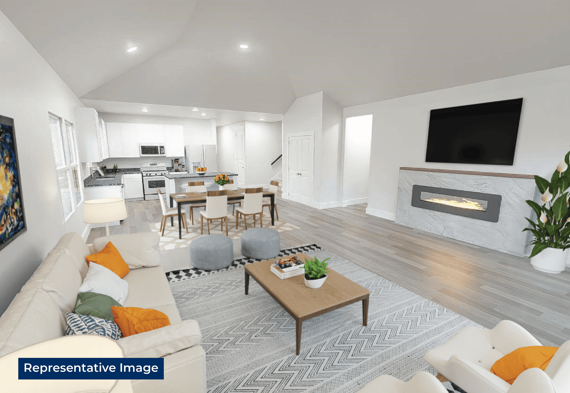 Living • Kitchen • Dining • Representative